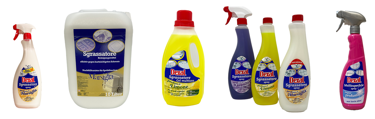 Cleaning products for private and commercial use